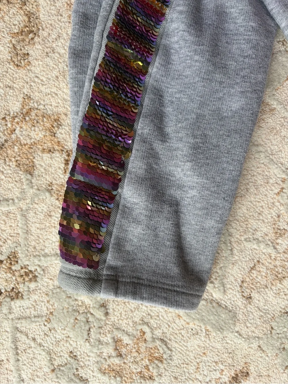 GAP Kids Colorful Striped Sequin Joggers